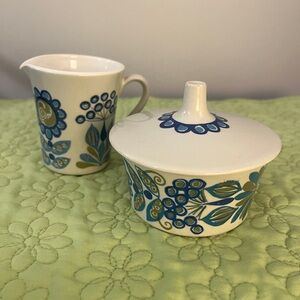 Creamer Sugar Figgjo Flint Tor Viking Turi Gramstad Oliver Mid Century Modern